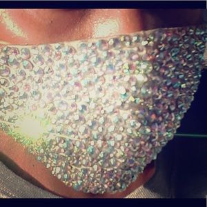 Handmade Rhinestone Face masks